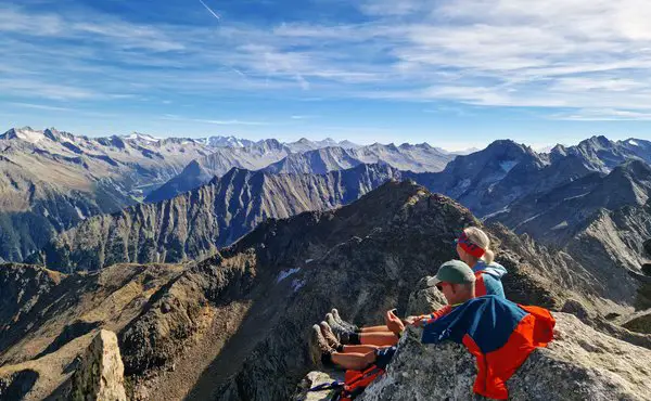 Ahornspitze (2.973 m) von der Filzenrast