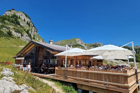 Mauritz Alm von der Rofanseilbahn-Bergstation