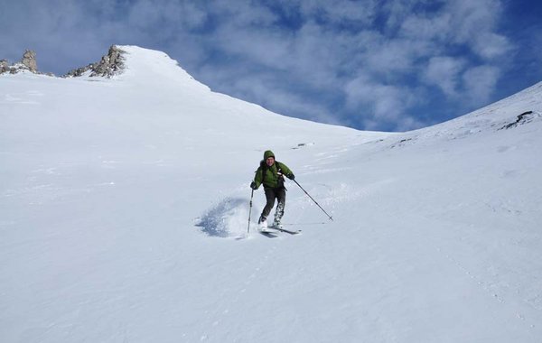 Abfahrt vom Wolfendorn