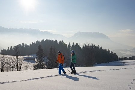 Tirols verborgene Schatzkammer, wandern im Winter im Kaiserwinkl