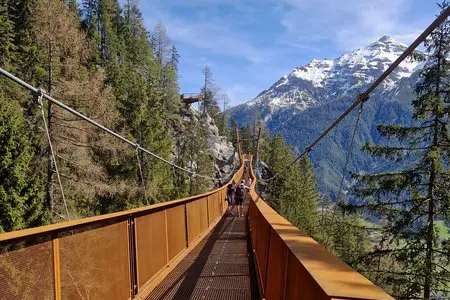 Hängebrückenwanderung bei Pfurtschell im Stubaital