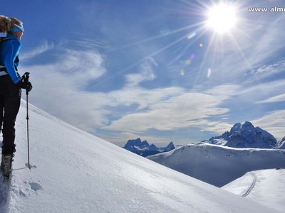 Aufstieg Kleine Gaisl-Dolomiten