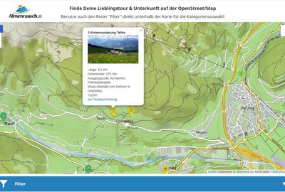 Umfangreiche Auswahl von Touren in den Alpen: Almenrausch.at