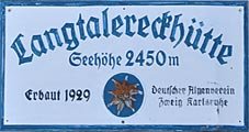 Langtalereckhütte, 2480 m - Obergurgl Logo Langtalereckhütte, 2480 m - Obergurgl