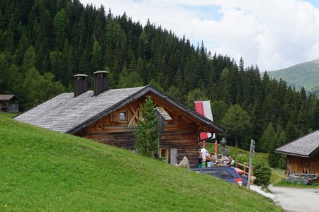 Riedl-Kaser-Alm vom Brenner Ort