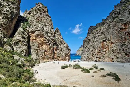 Wanderung von Sa Calobra zur Platja de Torrent de Pareis