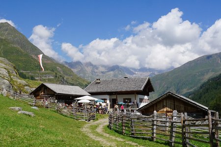 Seeber Alm vom Parkplatz Seeber Alm