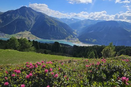 Höhenweg-Wanderung Reschensee am Dreiländereck