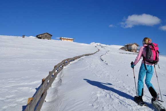 Villanderer & Latzfonser Alm - Paradies für Schneeschuhwanderer im Eisacktal