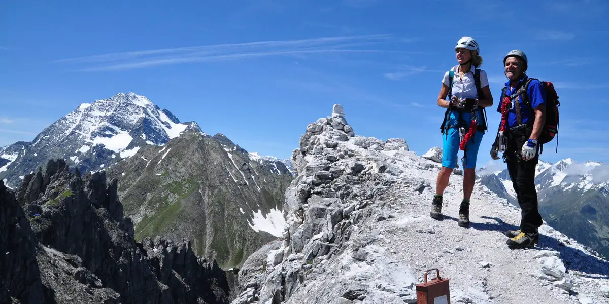 Klettersteig-Begehung am Elfer