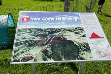 Horn Gipfel-Höhenweg vom Harschbichl