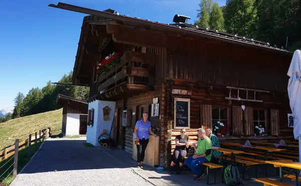 Leiner Alm von Wald im Pitztal