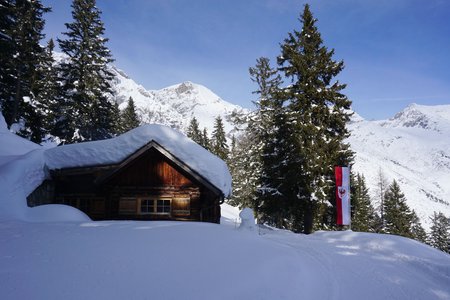 Winterwanderweg Grinner Skihütte - Grins