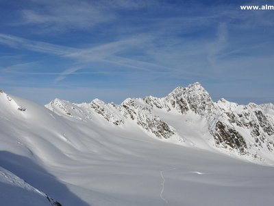 Sulztalferner mit der Wilden Leck