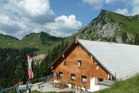 Gehrenalpe von der Bergstation Hahnenkammbahn