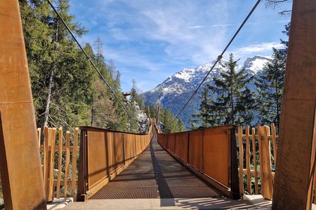 Kleine Hängebrückentour: Mittelstation Froneben - Vergör – Hängebrücke - Neustift