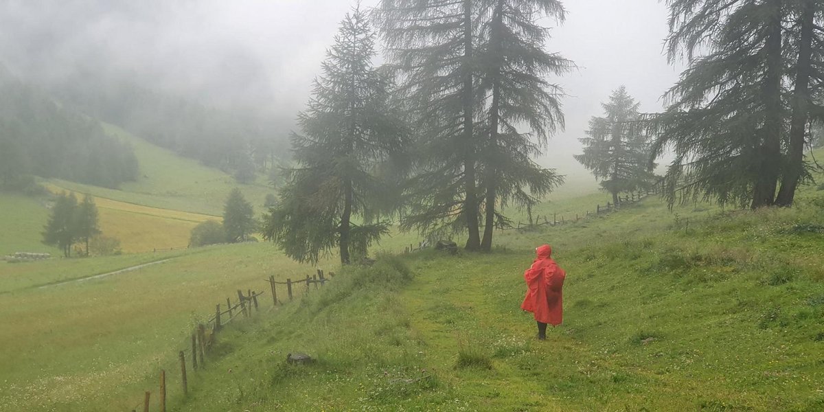 Wandern bei Regen im Vintschgau mit Bergwanderführer Andreas Pittl