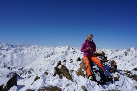 Östlicher Fineilkopf (3413m) von der Schutzhütte Schöne Aussicht