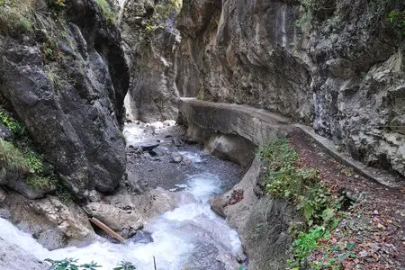 Ehnbachklamm vom Parkplatz Brunntal