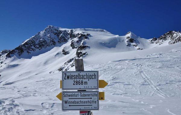 Am Zwieselbachjoch - Aufstieg zum Breiten Grieskogel