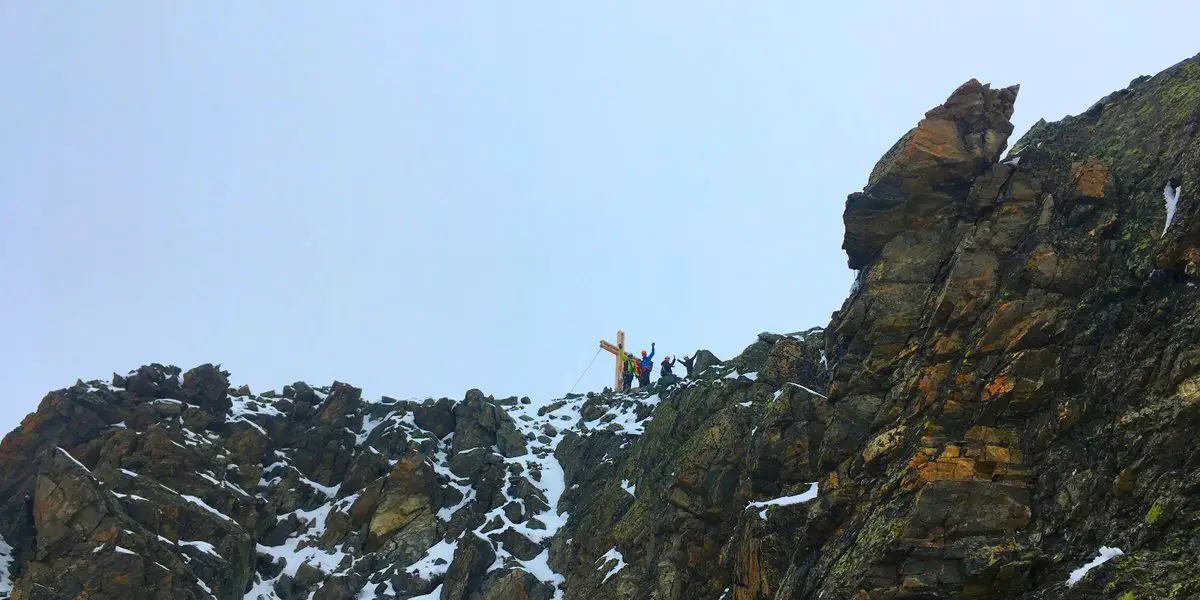 Die Gruppe am Gipfel! Verpeilspitz erreicht!