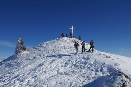 Stuckkogel (1850m; Pistentourenziel) von der Bichlalm Mittelstation