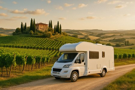 Mit dem Camper in die Toskana und zurück