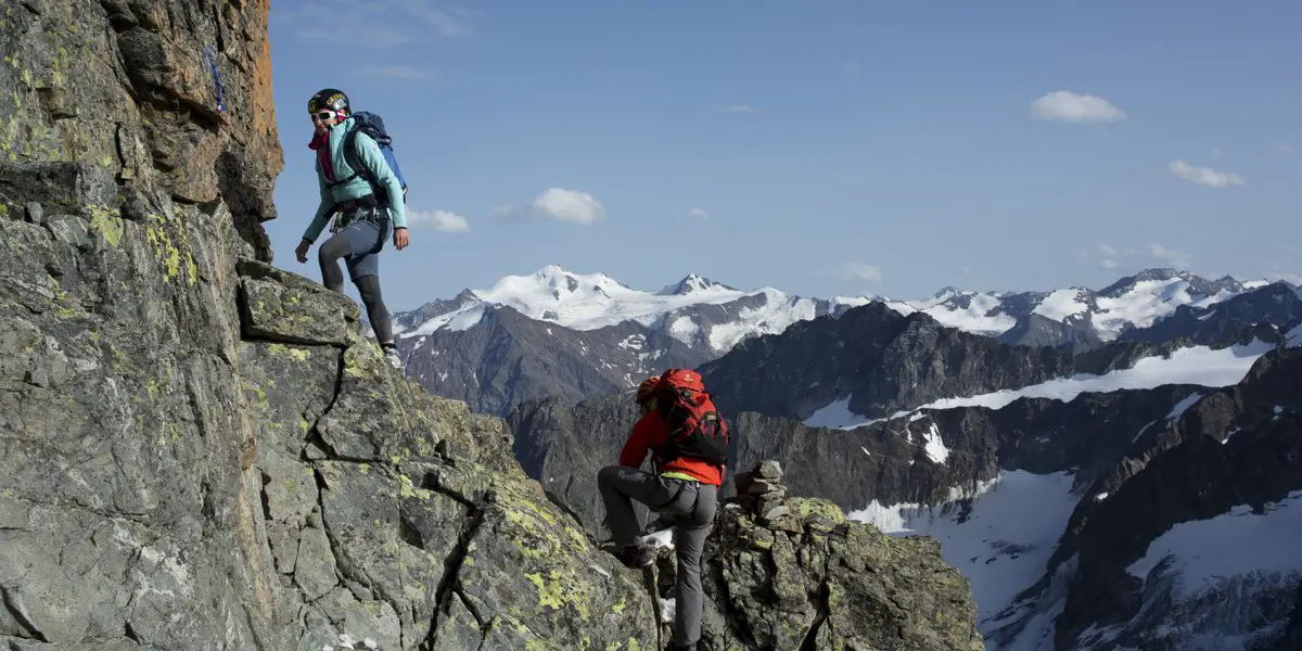 Der Aufstieg auf die Verpeilspitz. Foto: Bernd Ritschel