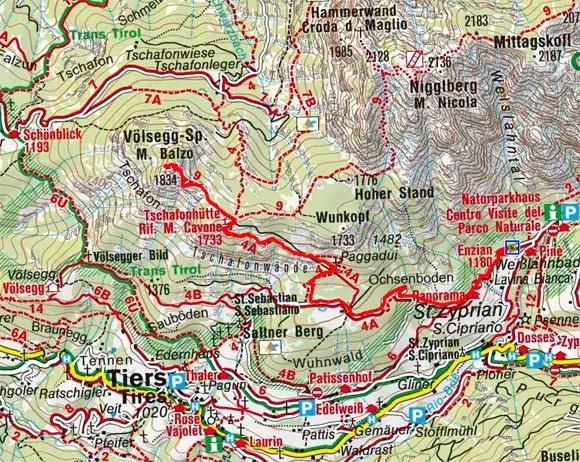 Völseggspitze (1834 m) von Weißlahnbad-Tiers Völseggspitze (1834 m) von Weißlahnbad-Tiers