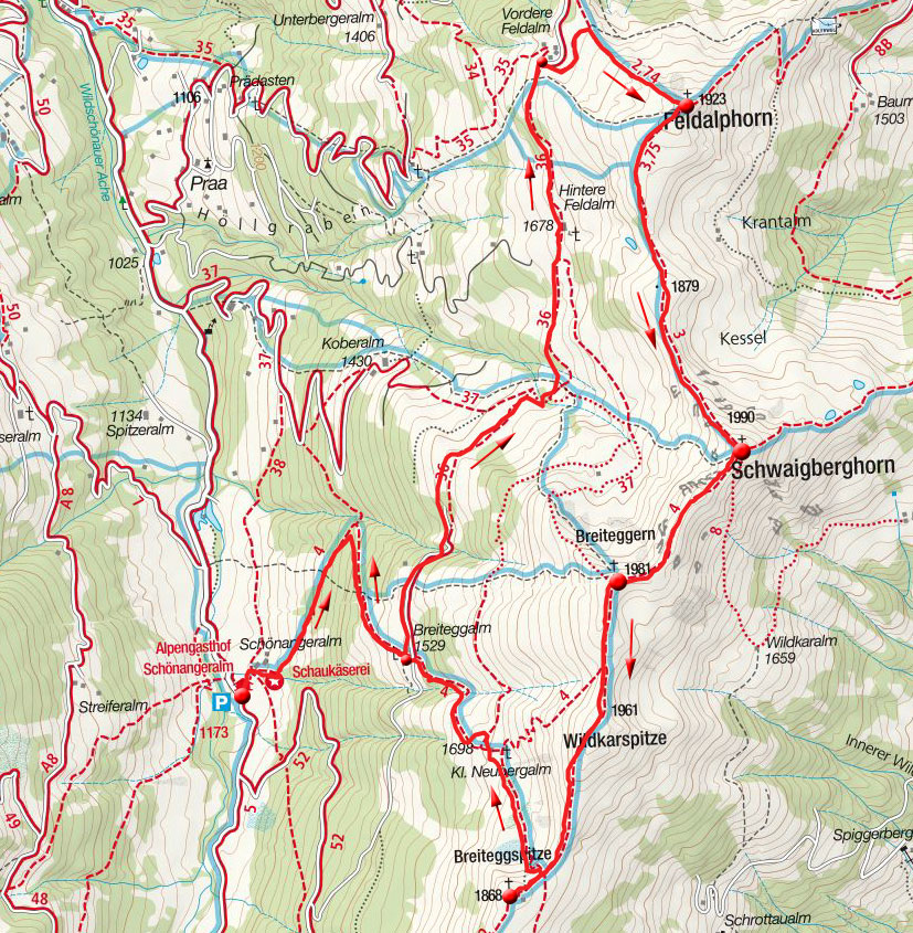 Wildschönauer 4-Gipfel-Rundtour