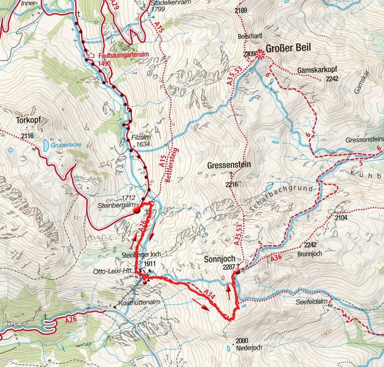 Bike & Hike Tour: Steinbergalm - Sonnjoch