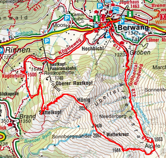 Hönig (2034 m) von Berwang