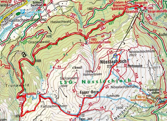 Nösslachjoch - Eggerberg (2231/2280 m) Rundtour