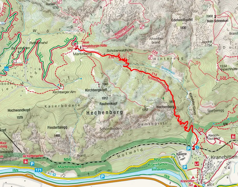Neue Magdeburger Hütte - Zustieg von Kranebitten Neue Magdeburger Hütte - Zustieg von Kranebitten