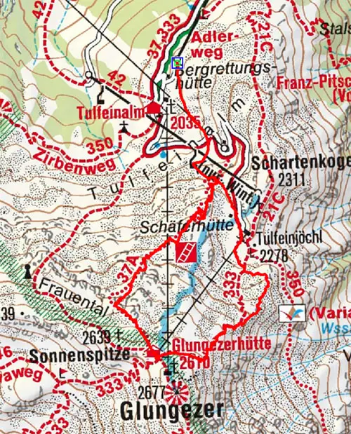 Klettersteig Glungezer Klettersteig Glungezer