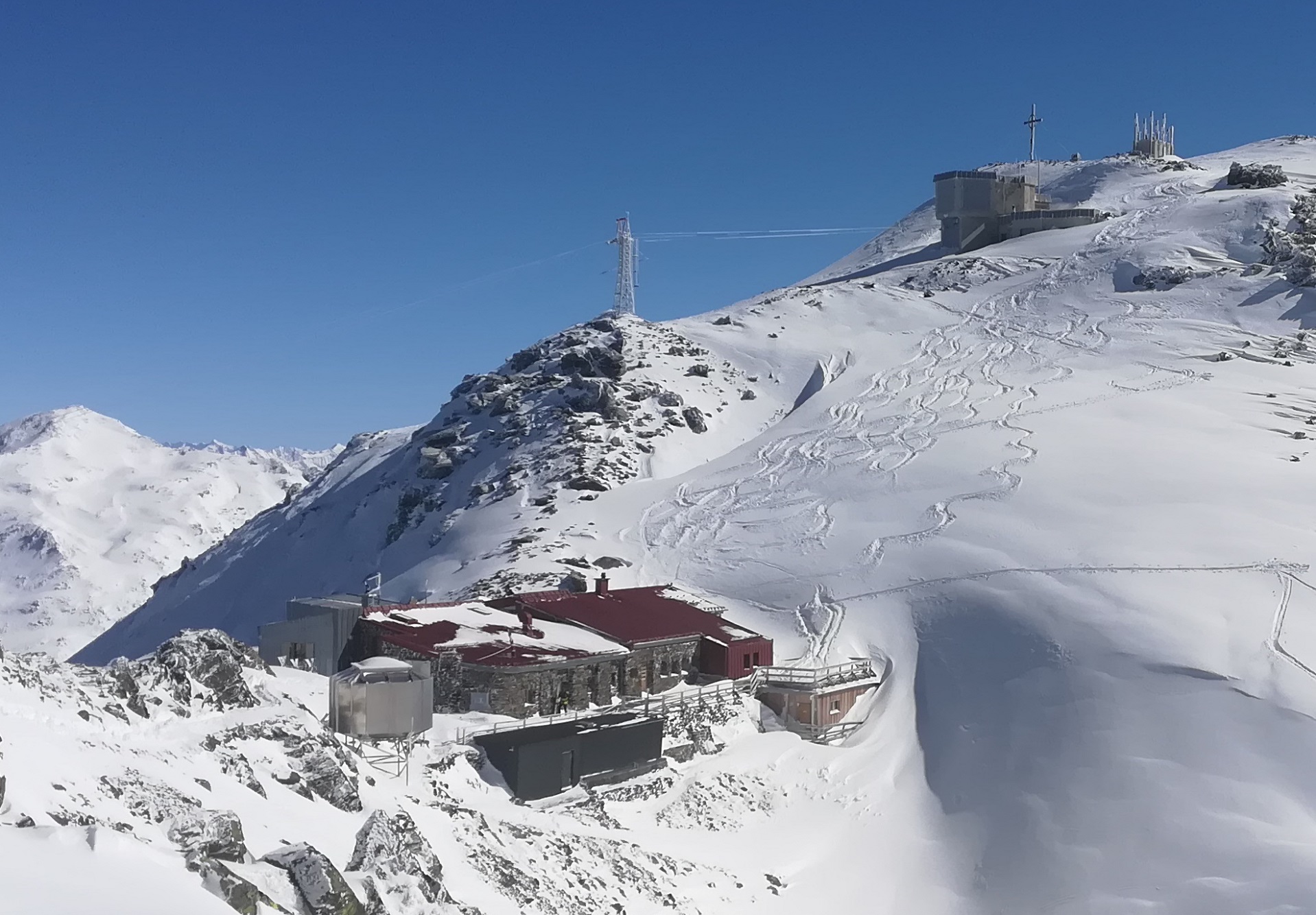 Genuss am Berg im Winter Glungezer Tirol