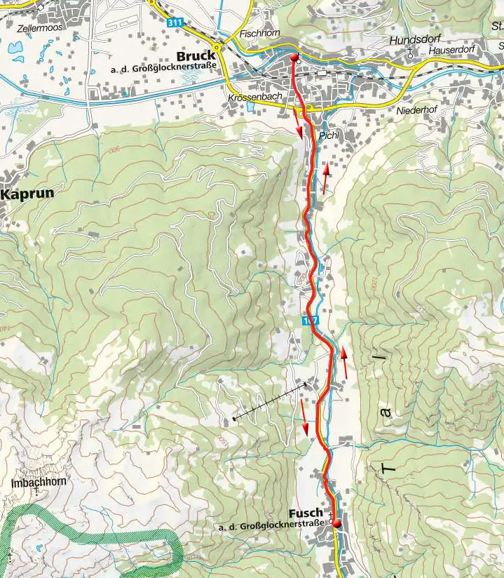 Fusch von Bruck an der Großglocknerstraße Fusch von Bruck an der Großglocknerstraße