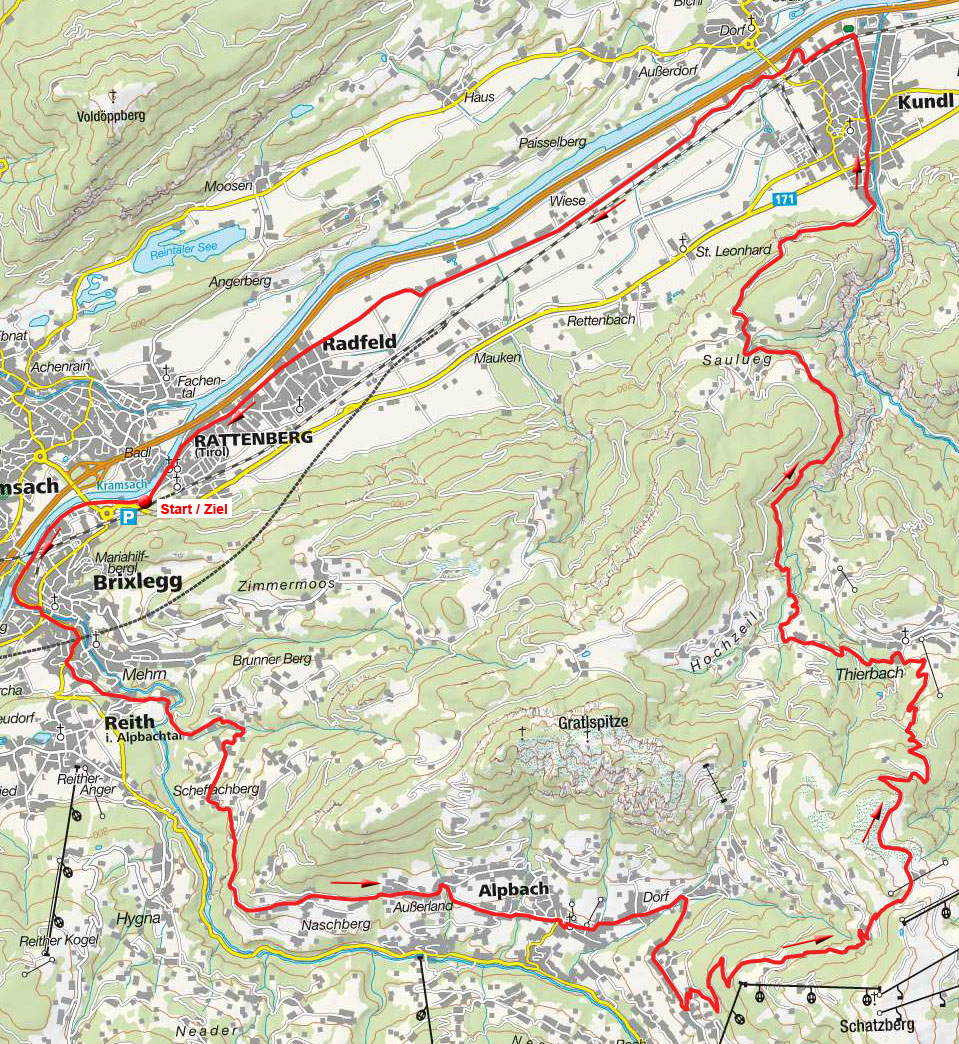 Von Rattenberg um die Gratlspitze Von Rattenberg um die Gratlspitze