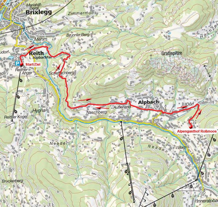 Alpengasthof Roßmoos von Reith im Alpbachtal