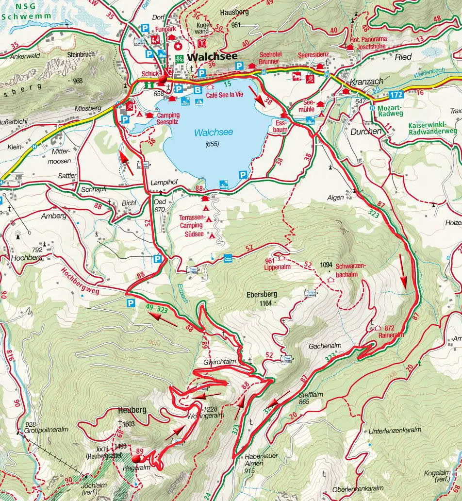 MTB-/E-Bike-Tour: Von Walchsee zur Hageralm MTB-/E-Bike-Tour: Von Walchsee zur Hageralm