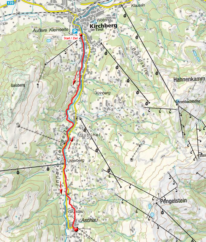 Aschau von Kirchberg in Tirol