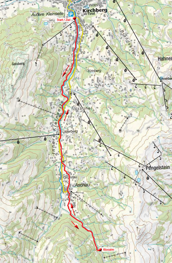 Almausschank Klooalm von Kirchberg in Tirol
