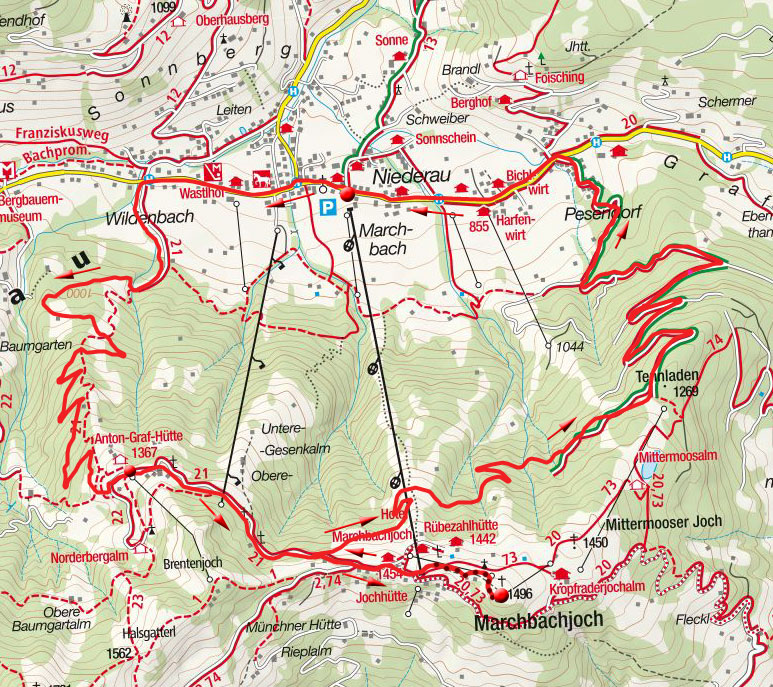 Markbachjoch-Rundfahrt von Niederau