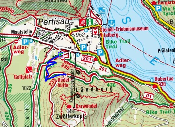 Pertisauer Rodelhütte - Naturrodelbahn