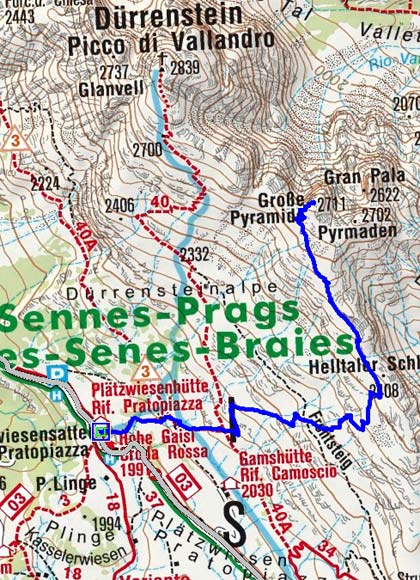 Helltaler Schlechten (2711 m) von der Plätzwiese