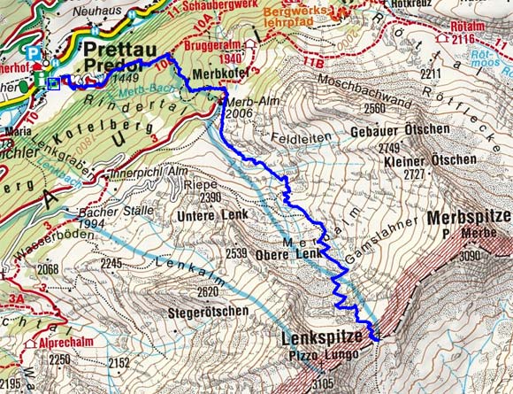 Merbjoch (2828 m) von Prettau