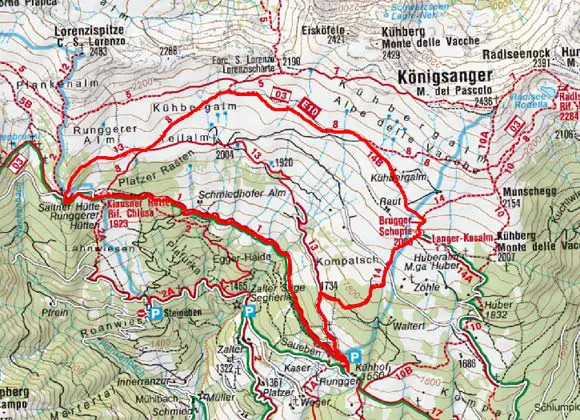 Königsanger Rundwanderung Königsanger Rundwanderung