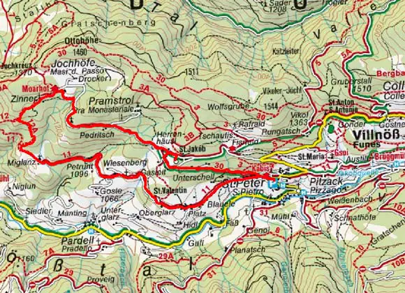 Moarhof Rundwanderung Moarhof Rundwanderung