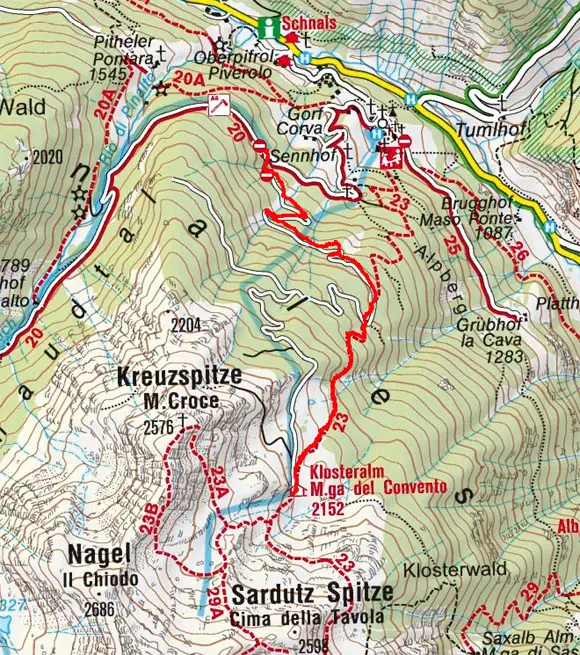 Kloster Alm von Karthaus (Waldparkplatz) Kloster Alm von Karthaus (Waldparkplatz)
