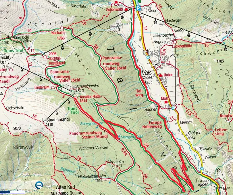 MTB-Tour: Anratterhütte von Vals